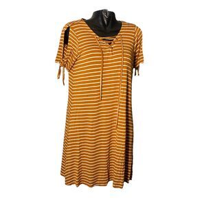Goddess Dress Women's Size Medium Sleeveless Tie Bust